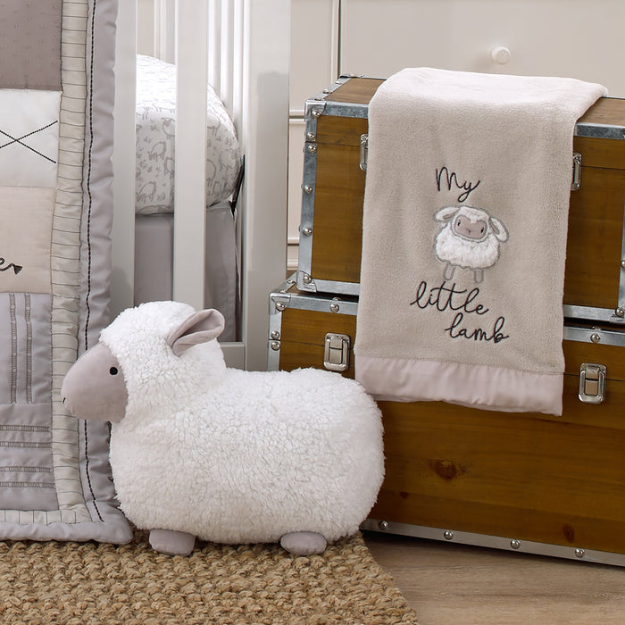 NoJo Together is Better Decorative Character Lamb Shaped Pillow