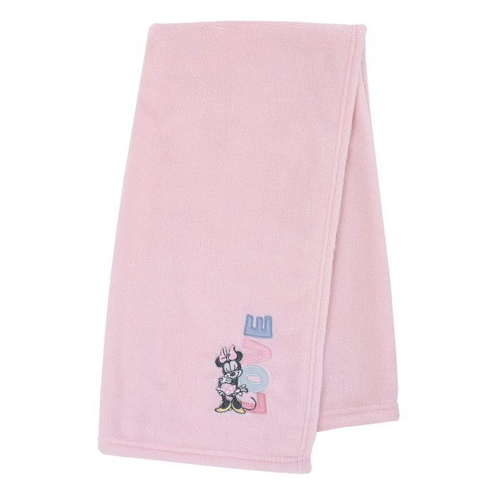 Disney Minnie Mouse Lovely Little Lady Super Soft Baby Blanket
