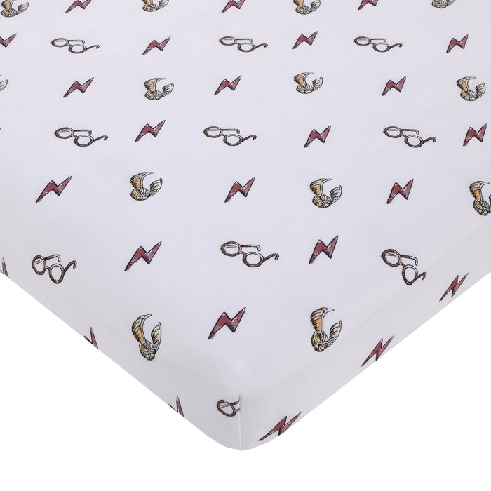 Warner Brothers Harry Potter Fitted Mini Crib Sheet