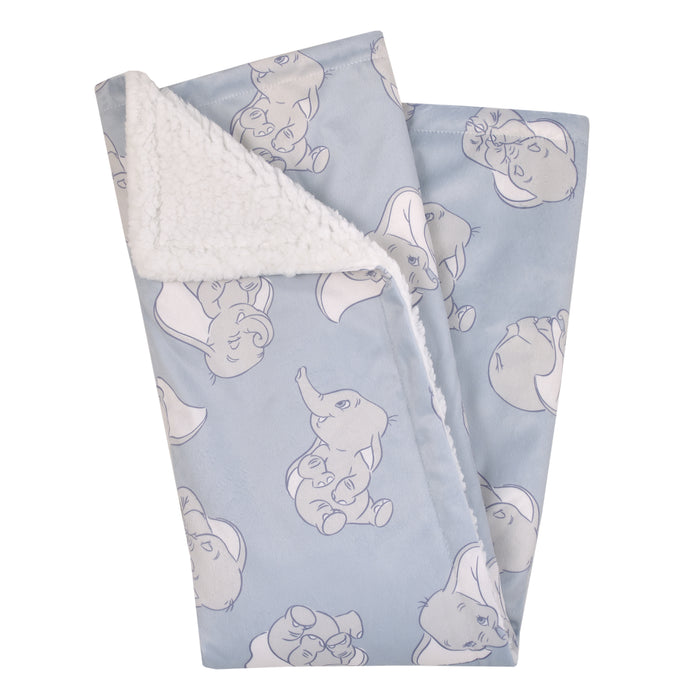 Disney Dumbo Sweet Sherpa Baby Blanket