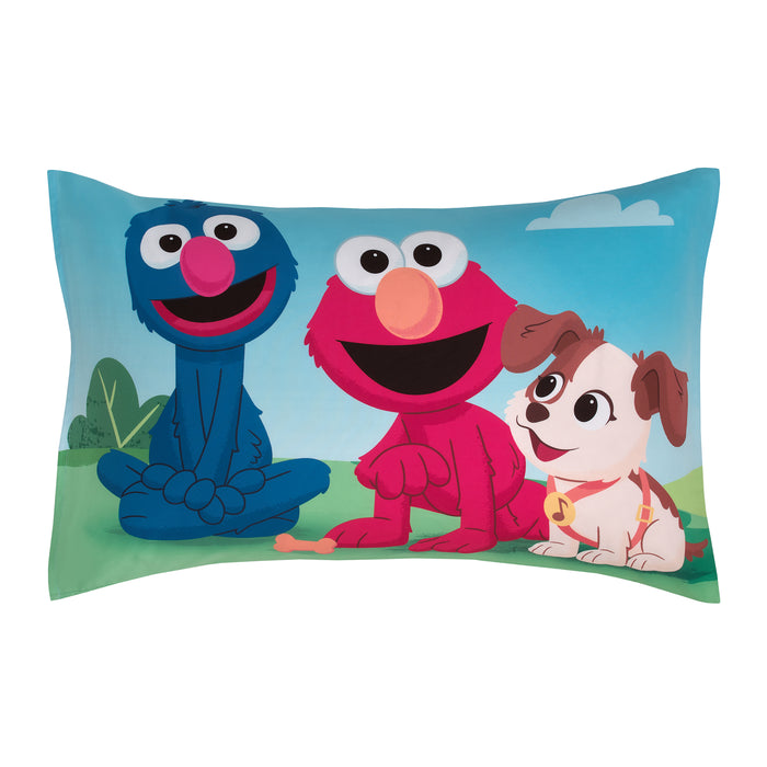 Sesame Street Furry Friends 4pc Toddler Bed Set