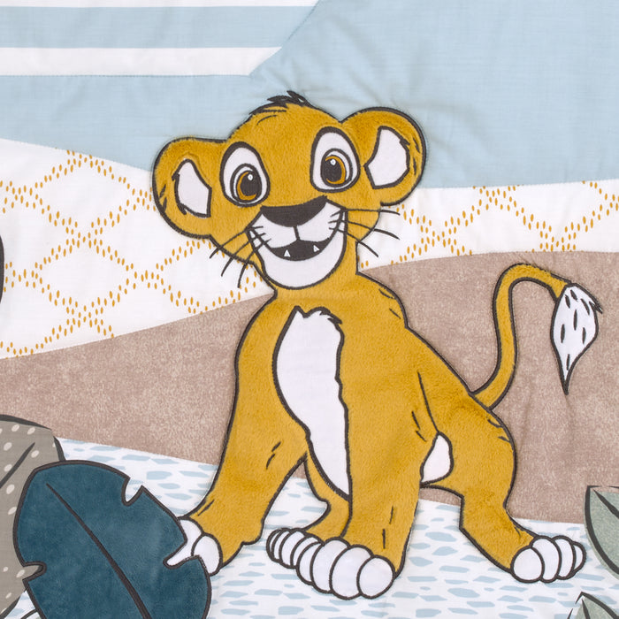 Disney Lion King Simba Future King 3 Piece Nursery Crib Bedding Set
