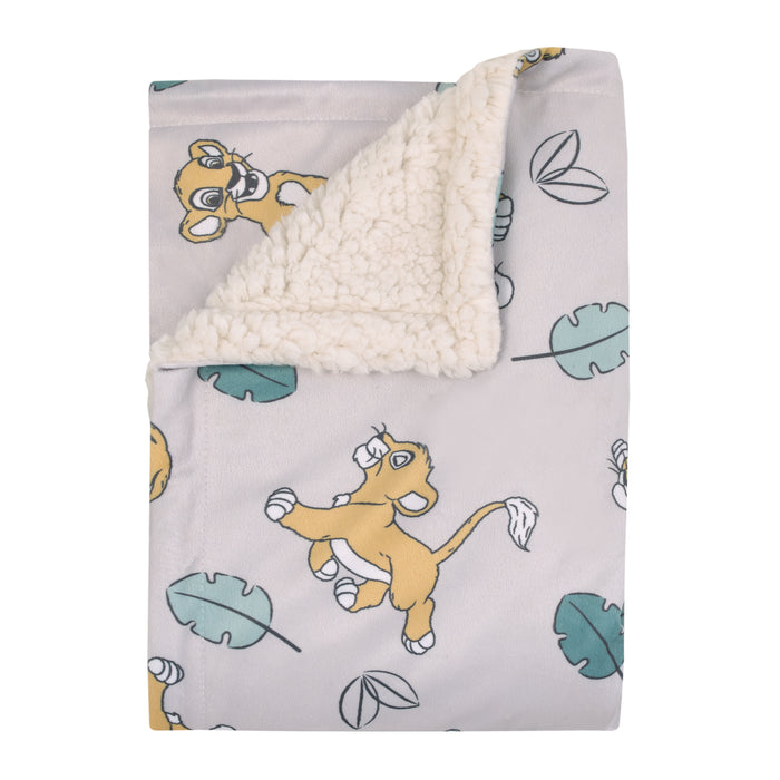 Disney Lion King Future King Super Soft Sherpa Baby Blanket