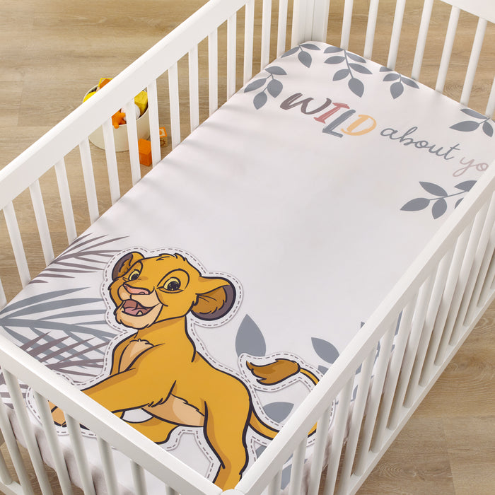 Disney Lion King Simba Photo Op Fitted Crib Sheet