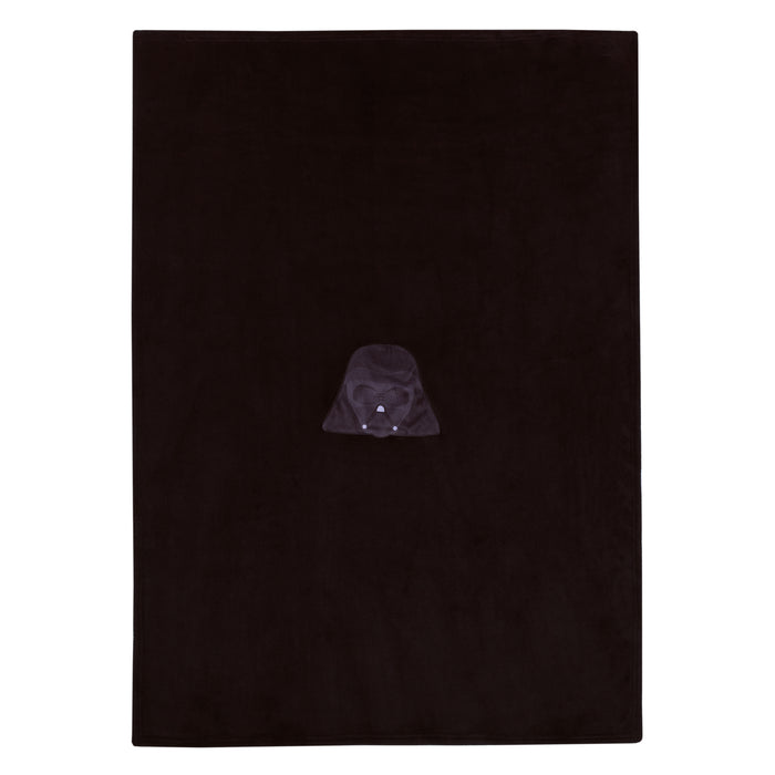 Star Wars Darth Vader Black Super Soft Character Shaped Toddler Blanket