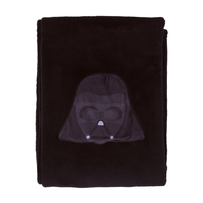 Star Wars Darth Vader Black Super Soft Character Shaped Toddler Blanket