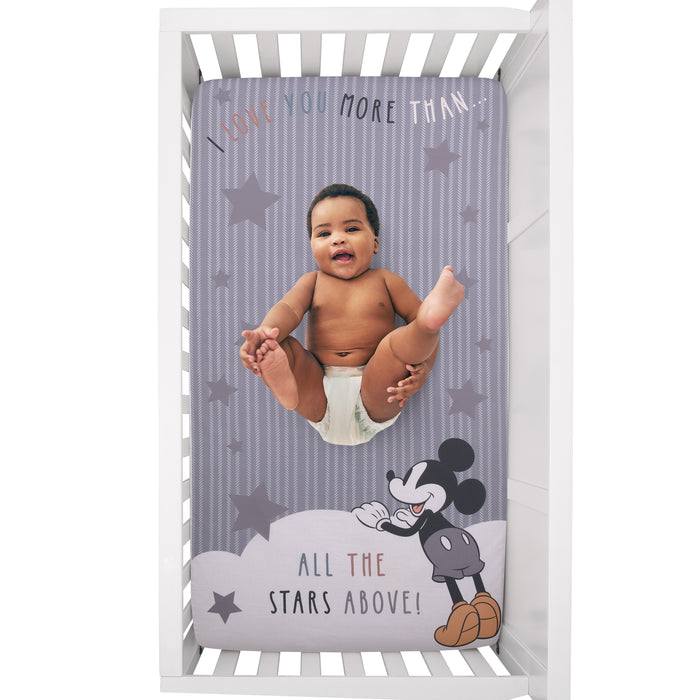 Disney Love Mickey Photo Op Fitted Crib Sheet