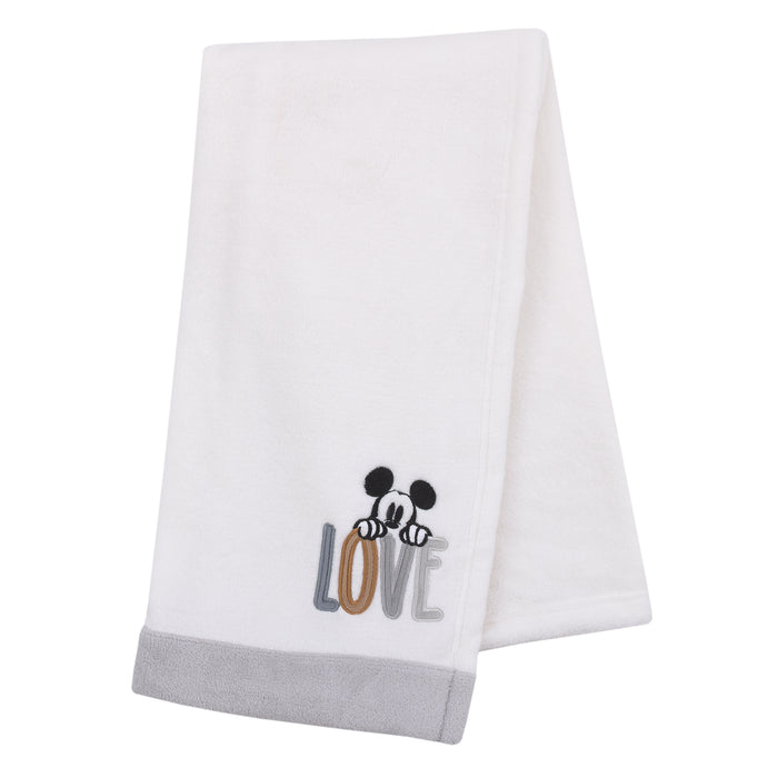 Disney Mickey Mouse Love Mickey Super Soft Baby Blanket