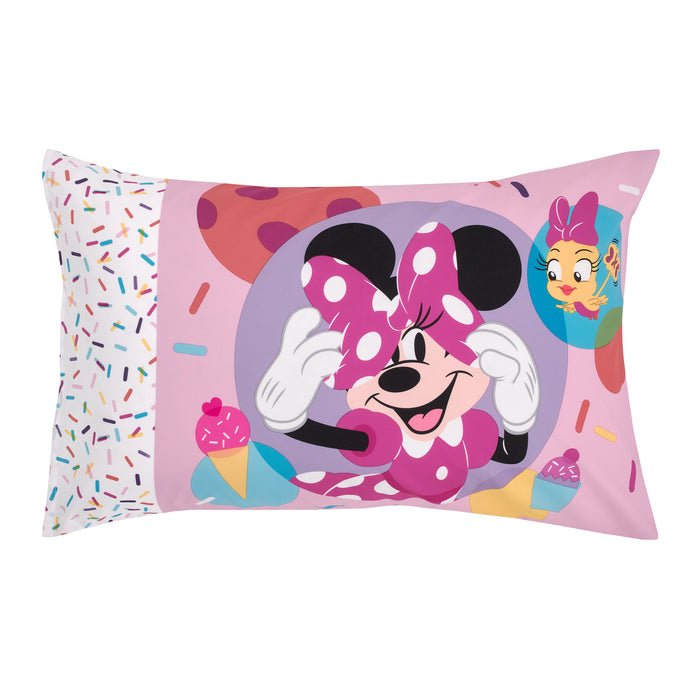 Disney Minnie Let's Party 4pc Toddler Bed Set