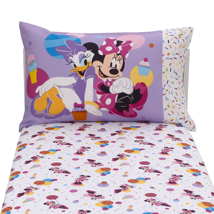 Disney Minnie Mouse Let's Party 2pc Toddler Sheet Set