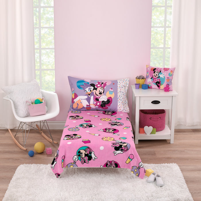 Disney Minnie Mouse Let's Party Toddler Blanket