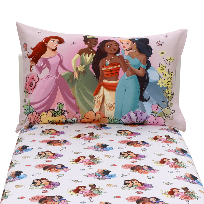 Disney Princesses 2pc Sheet Set, crib sheet & pillowcase