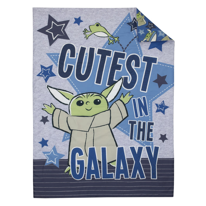 Star Wars The Child Cutest in the Galaxy 4pc Toddler Bed Set