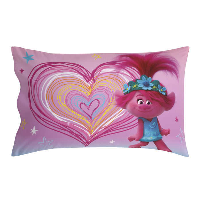 DreamWorks Trolls Show Up Glow Up 4pc Toddler Bed Set