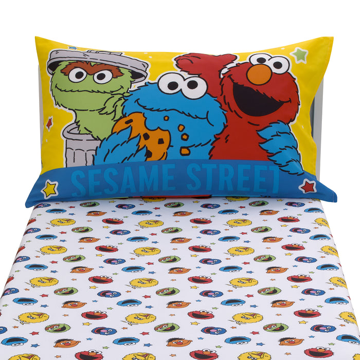 Sesame Street Come and Play 2 Piece Toddler Sheet Set