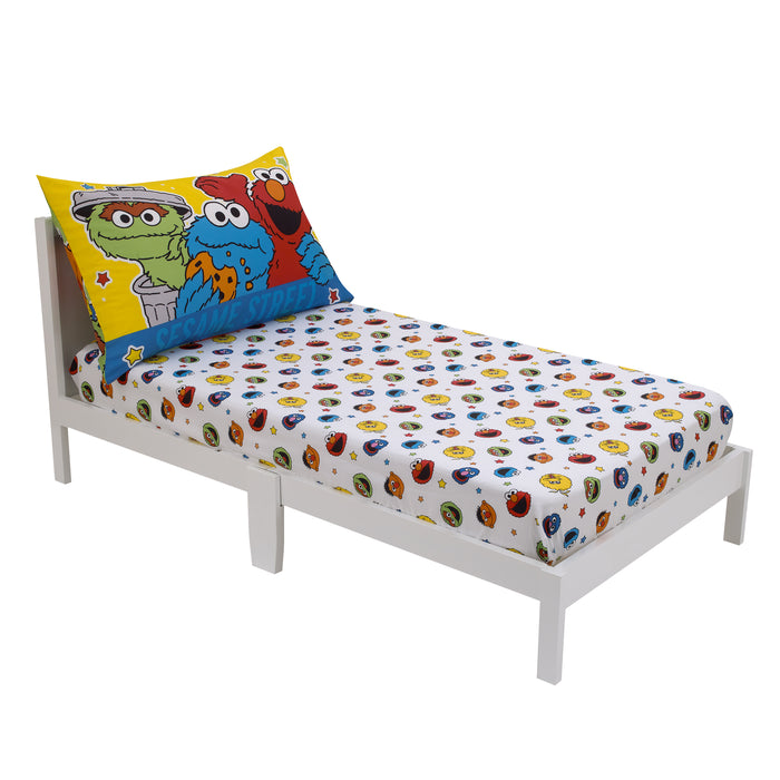 Sesame Street Come and Play 2 Piece Toddler Sheet Set