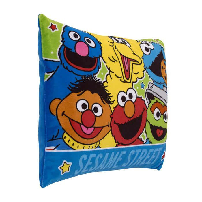 Sesame Street Come and Play Decorative Toddler Pillow