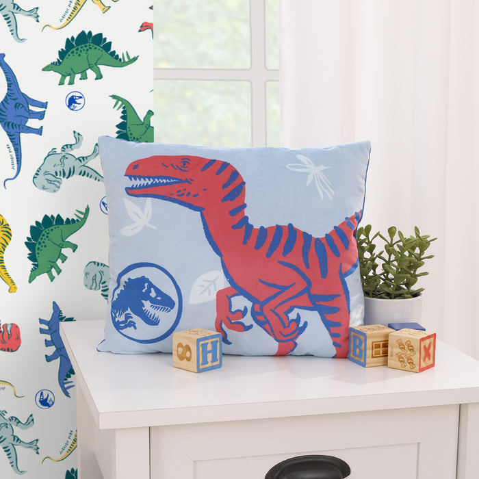 Universal Jurassic World Wild and Free Dinosaur Toddler Pillow