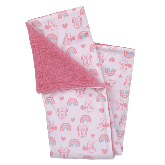 Disney Minnie Baby Blanket and Security Blanket Gift Set