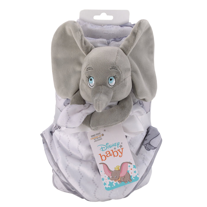 Disney Dumbo Sherpa Baby Blanket and Security Blanket Set