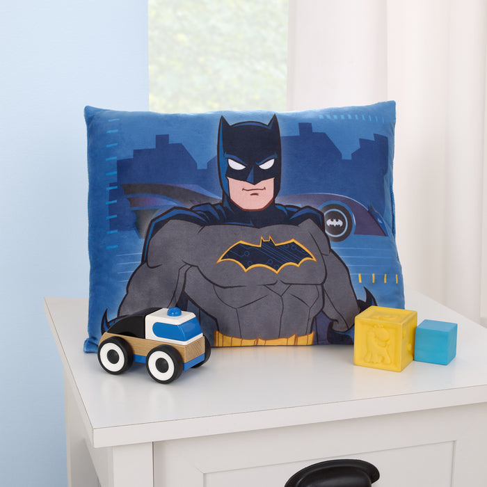 Warner Brothers Batman The Caped Crusader Toddler Pillow