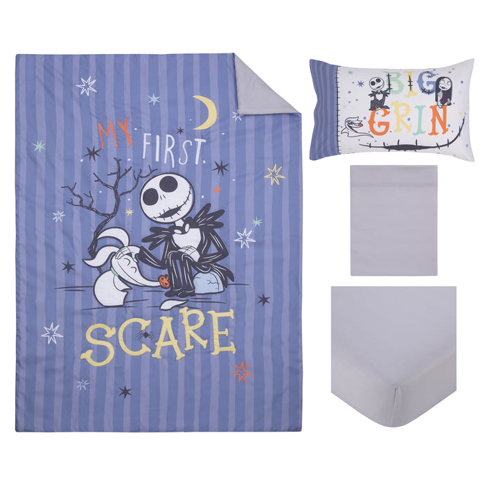 Disney Nightmare Before Christmas 4pc Toddler Bed Set