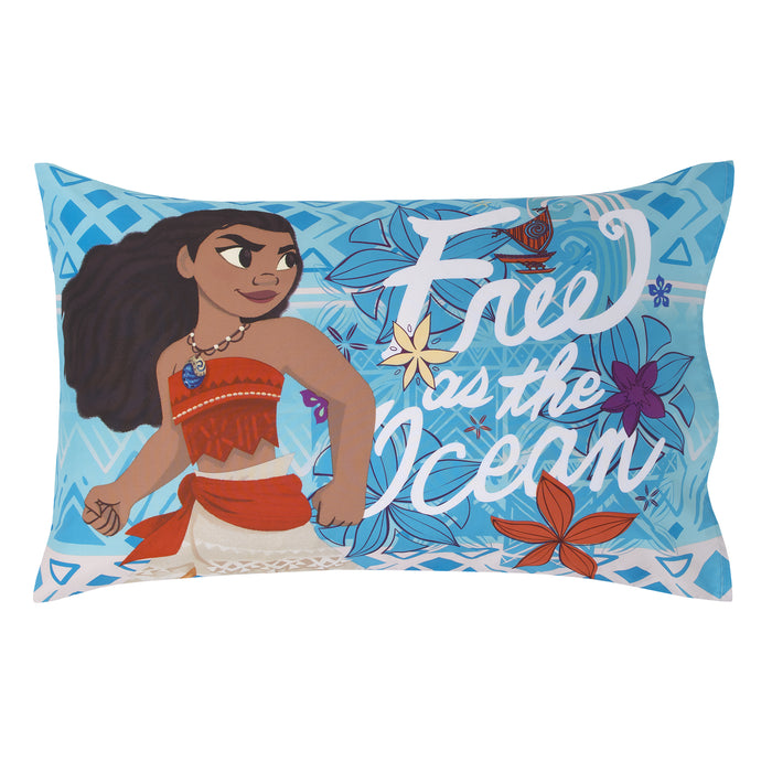 Disney Moana Free as the Ocean 4pc Toddler Bed Set