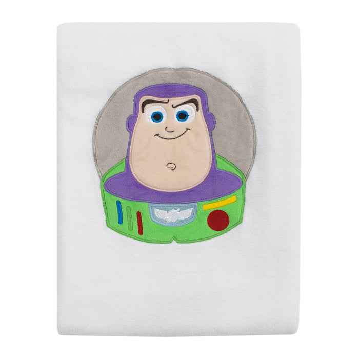 Disney It's Play Time Buzz Light year Shaped Toddler Blanket