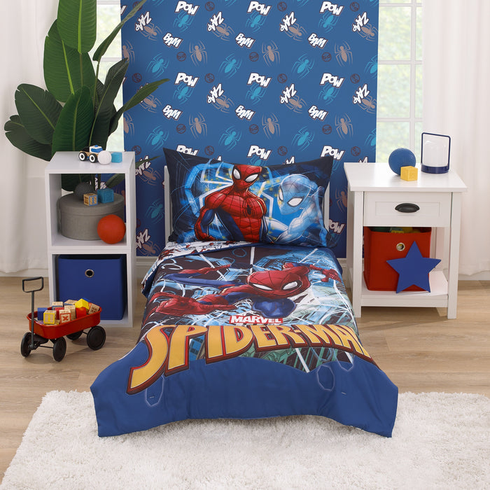Marvel Spiderman to the Rescue 2pc Toddler Sheet Set