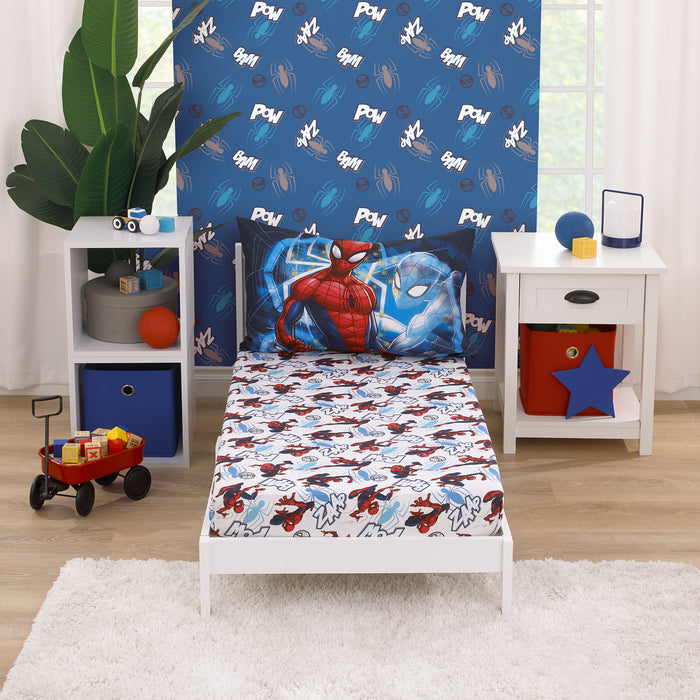 Marvel Spiderman to the Rescue 2pc Toddler Sheet Set