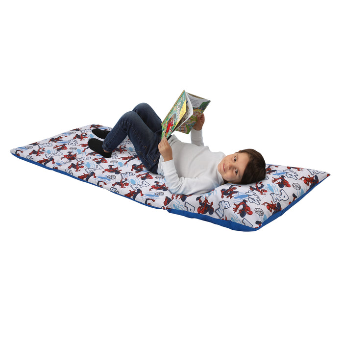 Marvel Spiderman to the Rescue Deluxe Easy Fold Toddler Nap Mat