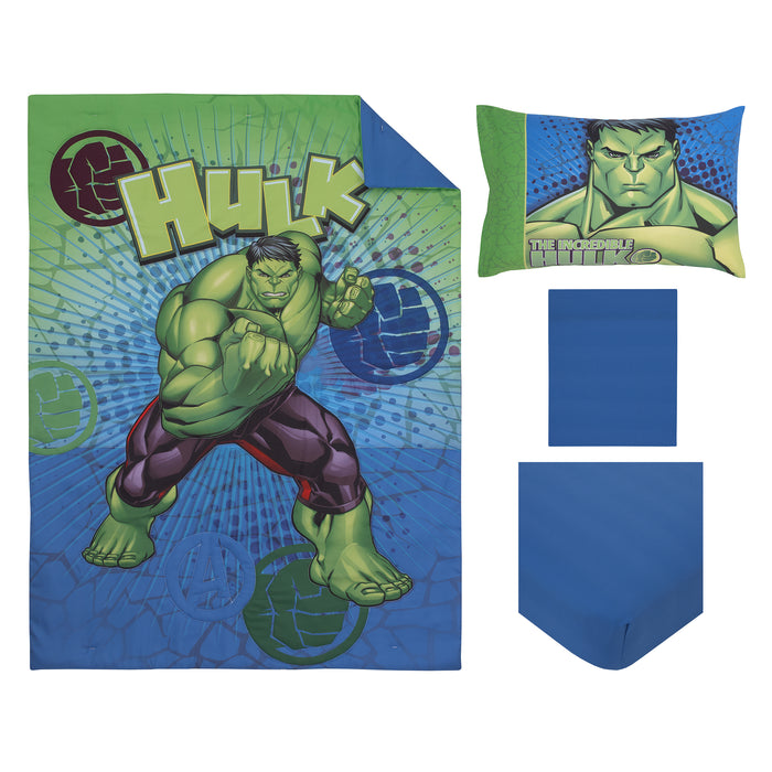 Marvel The Incredible Hulk 4pc Toddler Bed Set