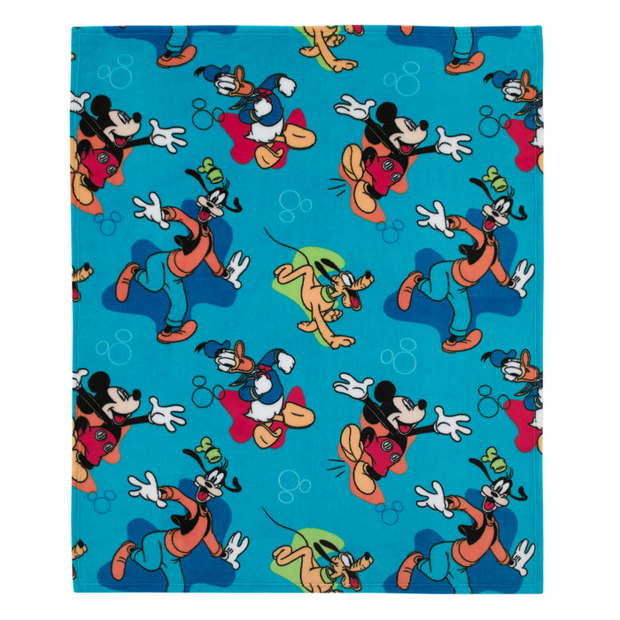 Disney Mickey Mouse Fun Starts Here Toddler Blanket