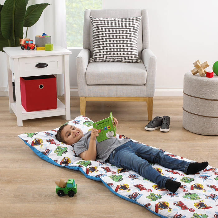 Marvel The Avengers I Am A Hero Deluxe Easy Fold Toddler Nap Mat