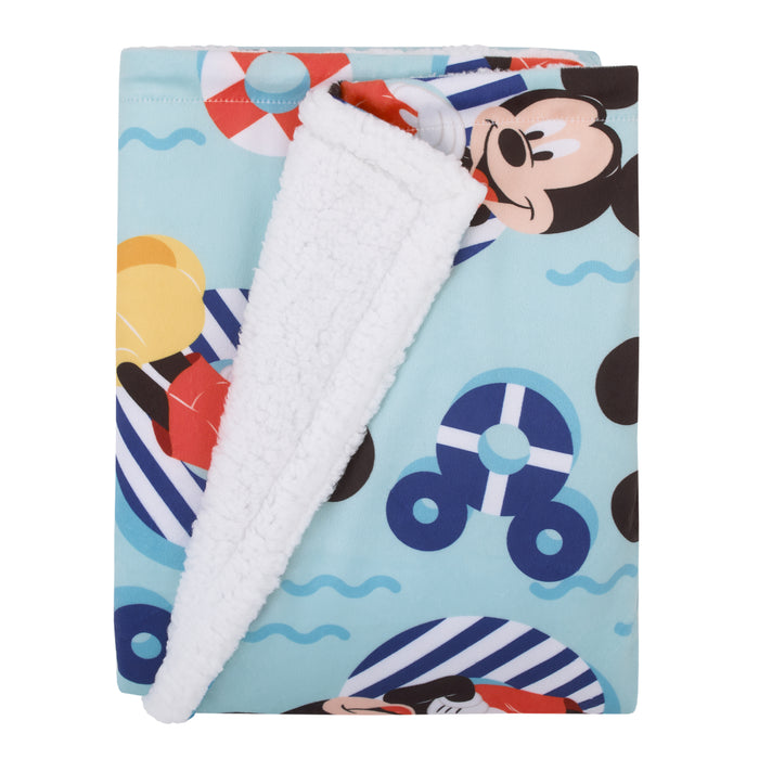 Disney Mickey Mouse Summertime Splash Baby Blanket