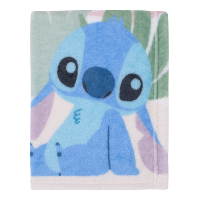 Disney Stitch Ohana Means Family Super Soft Photo Op Baby Blanket