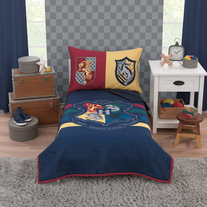 Warner Brothers Harry Potter Wizarding World 4pc Toddler Bed Set