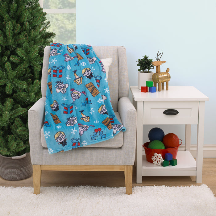 Warner Brothers A Christmas Story Holiday Super Soft Baby Blanket