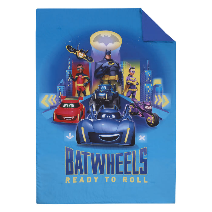 Warner Brothers Batwheels Ready to Roll 4pc Toddler Bed Set