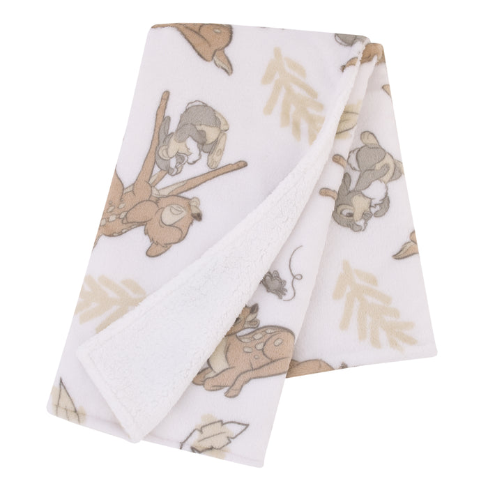 Disney B is for Bambi Sherpa Baby Blanket