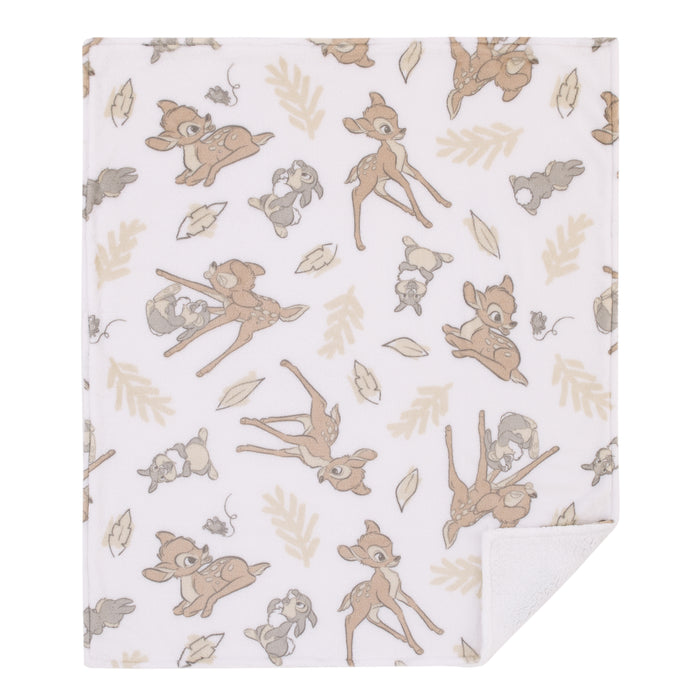 Disney B is for Bambi Sherpa Baby Blanket