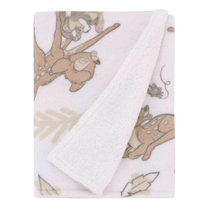 Disney B is for Bambi Sherpa Baby Blanket