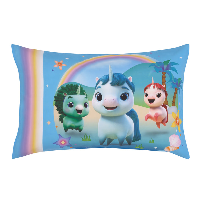DreamWorks Not Quite Narwhal 4 Piece Toddler Bed Set