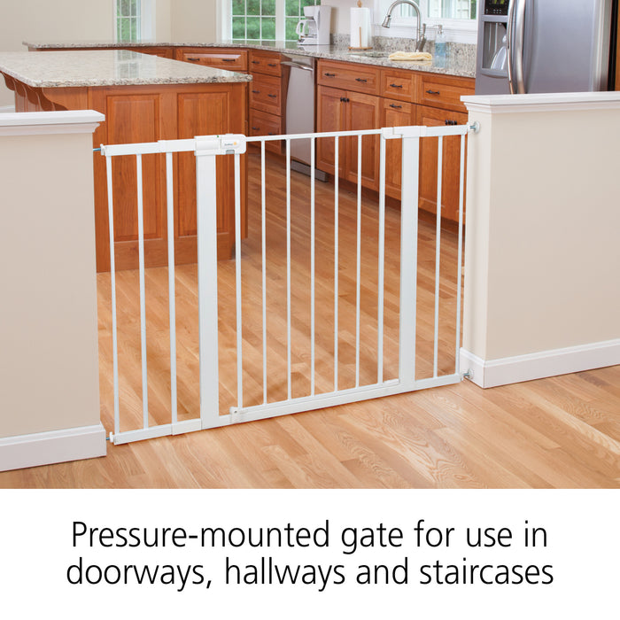 Safety 1ˢᵗ® Easy Install Extra Tall & Wide Gate, 36" High, Fits Spaces between 29" and 47