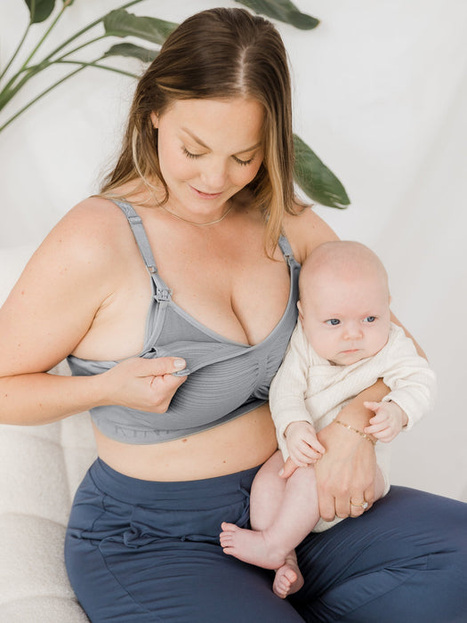 Kindred Bravely Sublime® Hands-Free Pumping & Nursing Bra | Grey