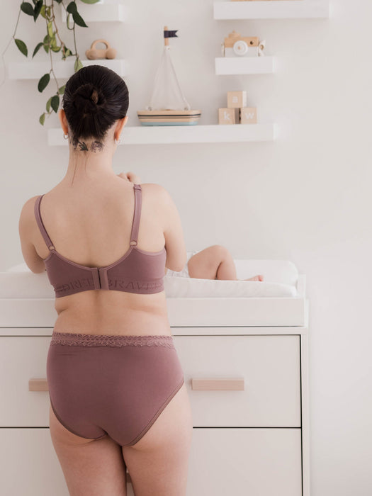 Kindred Bravely High-Waisted Postpartum Underwear Pack | Dusty Hues