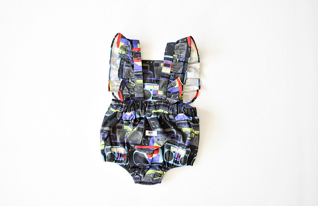 Worthy Threads Bubble Romper in Boombox
