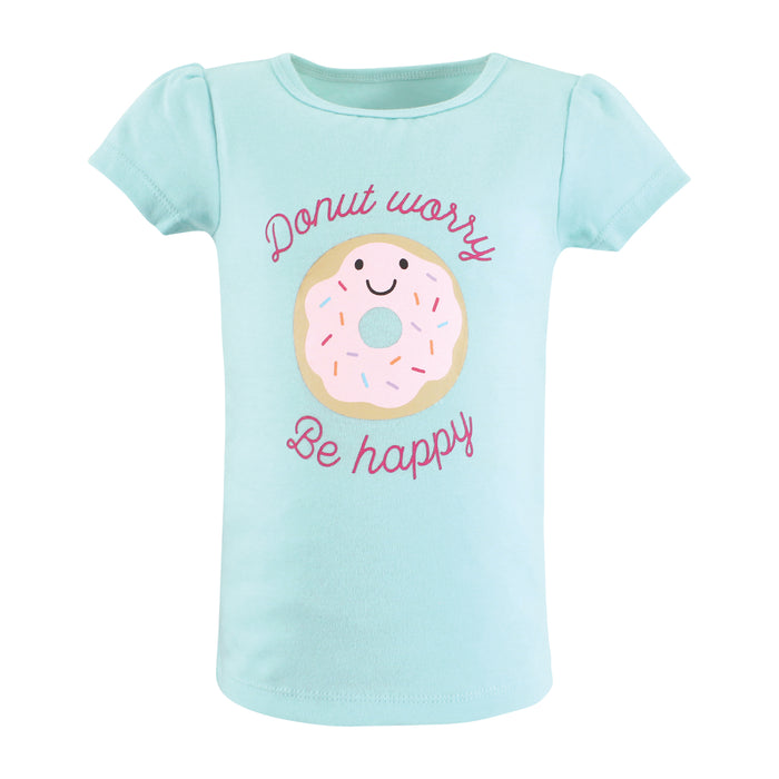 Hudson Baby Girl Short Sleeve T-Shirts, Ice Cream Dino