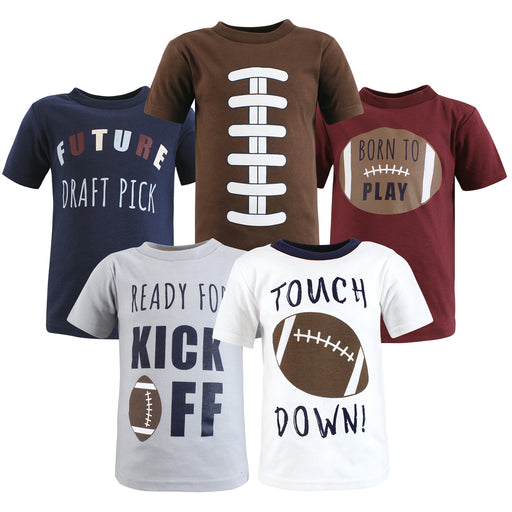 Hudson Baby Boy Short Sleeve T-Shirts, Football