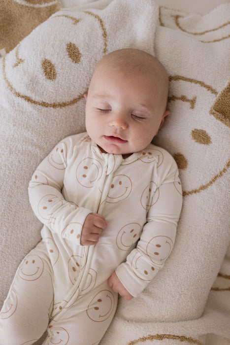 forever french baby Bamboo Zip Pajamas  | Just Smile